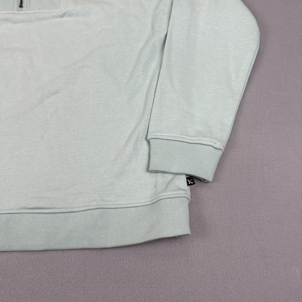 Eddie Bauer Women's Collared Quarter Zip Casual Pullover Sz XL Turquoise NWT - Picture 2 of 14